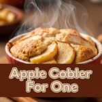 Apple Cobbler For One