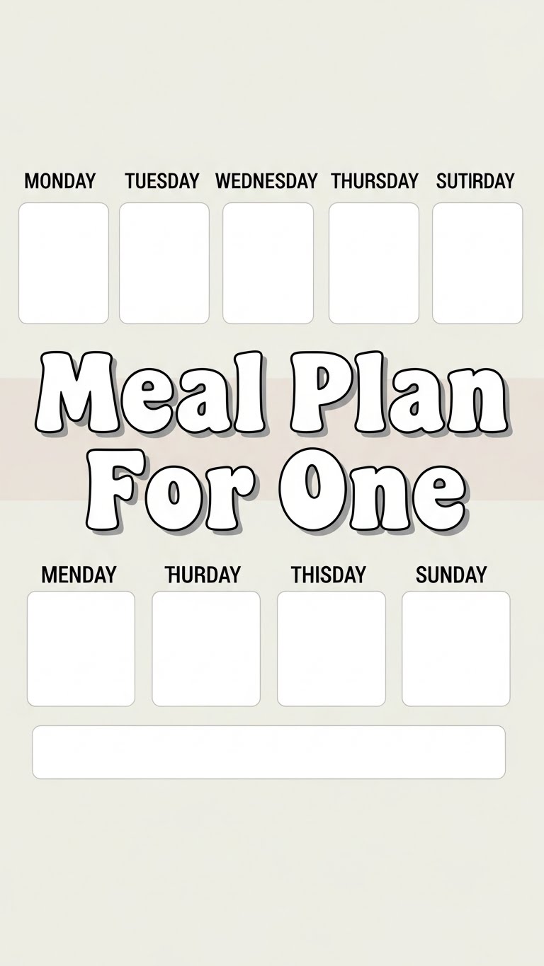 Meal Plan For One