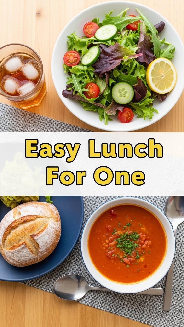 Easy Lunch For One