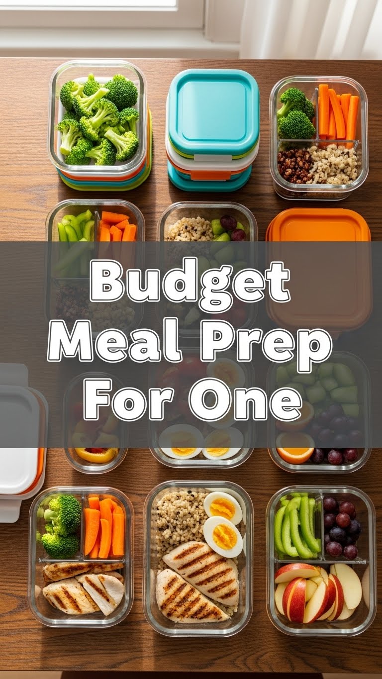 Budget Meal Prep For One