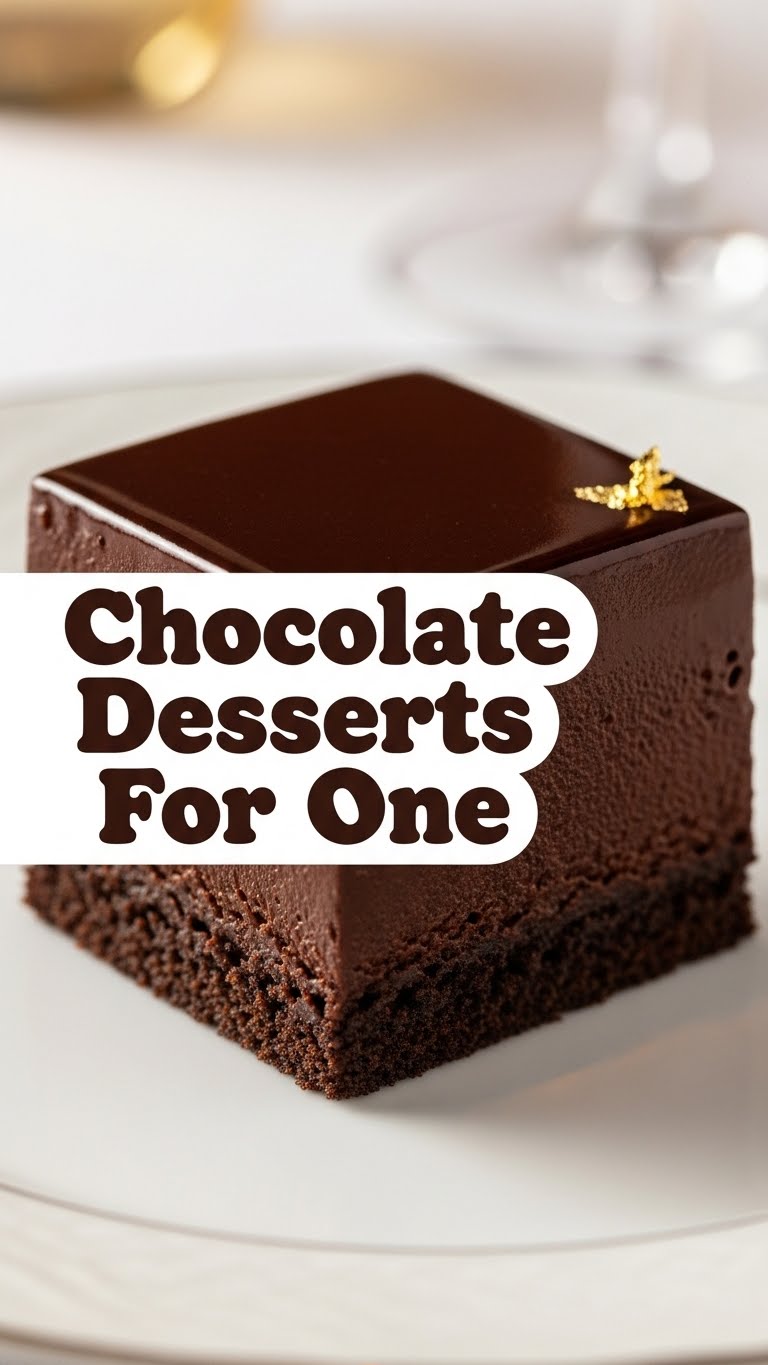 Chocolate Desserts For One