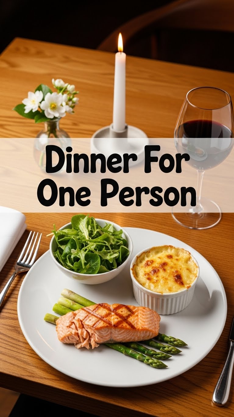 Dinner For One Person