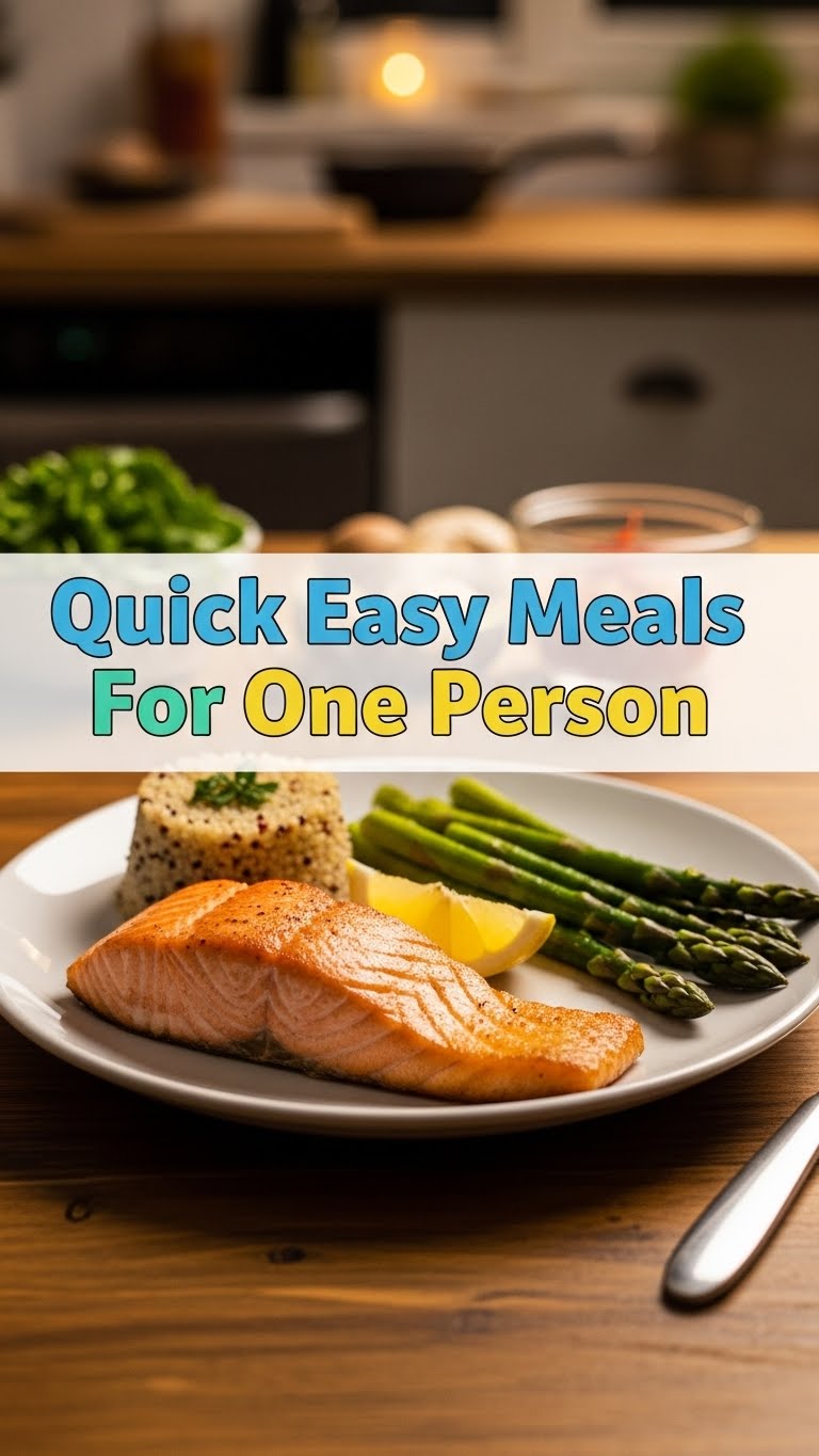 Quick Easy Meals For One Person