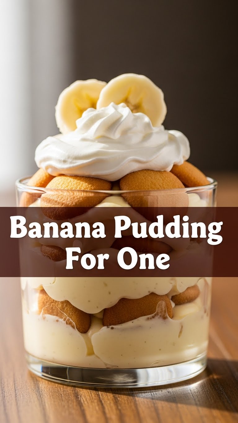 Banana Pudding For One