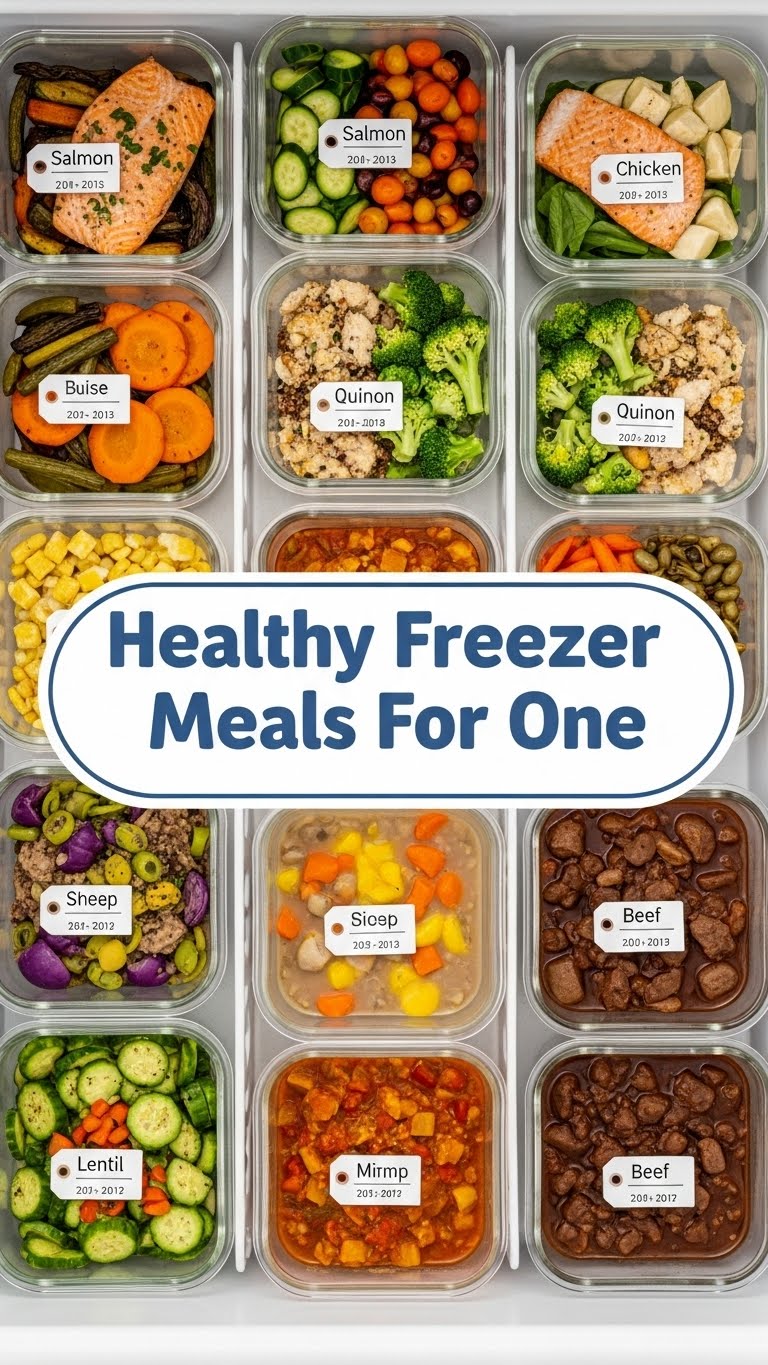 Healthy Freezer Meals For One