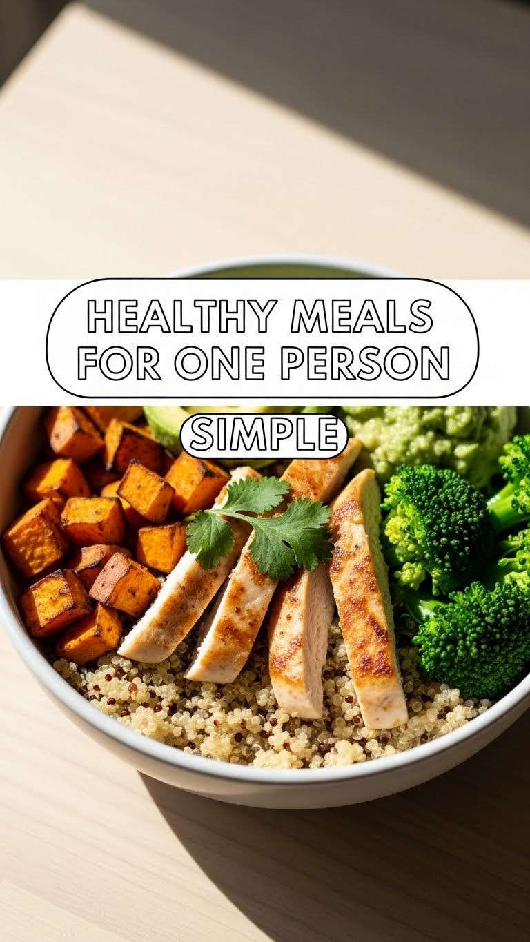 Healthy Meals For One Person Simple