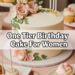 One Tier Birthday Cake For Women