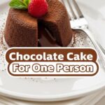 Chocolate Cake For One Person