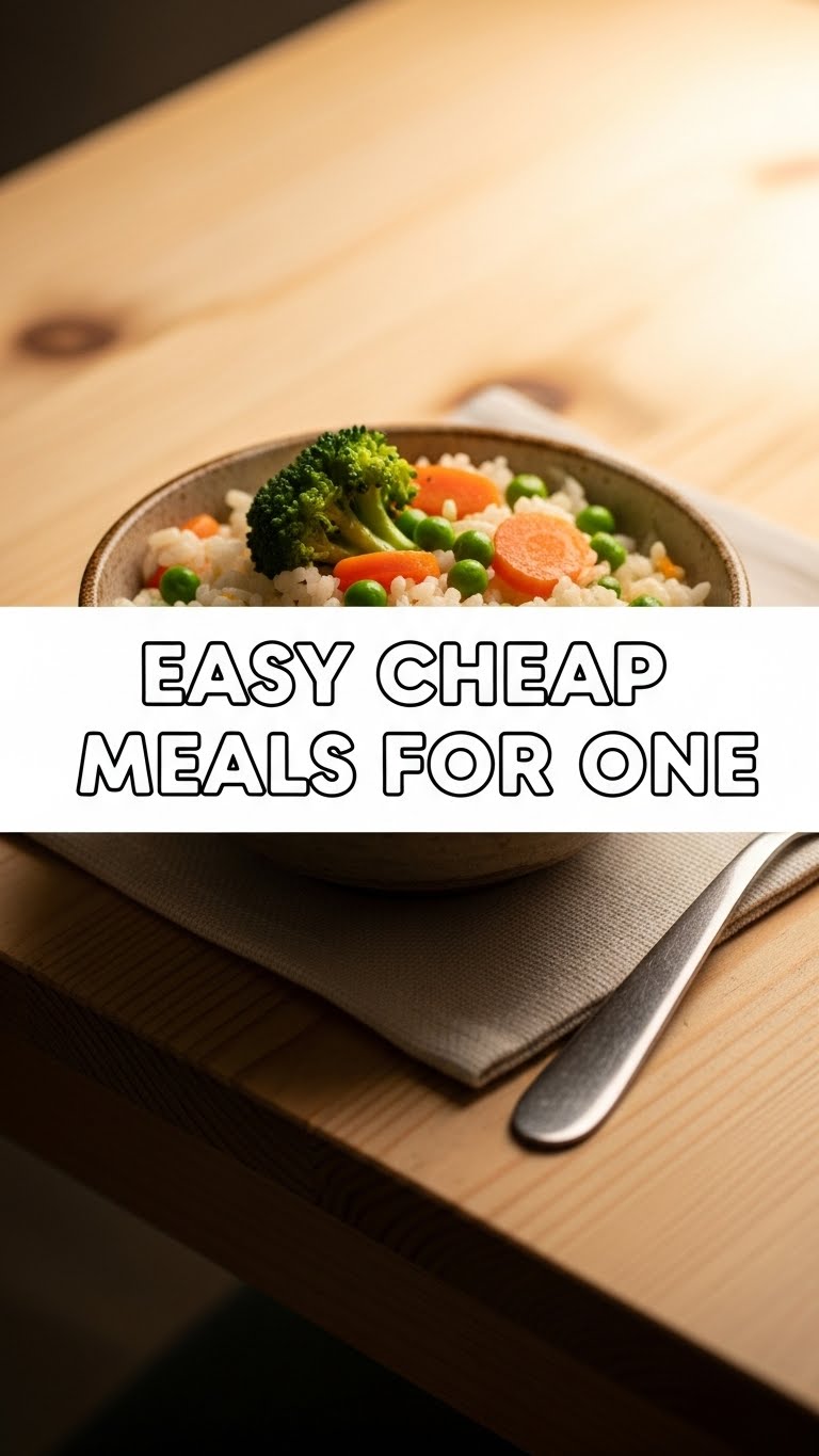 Easy Cheap Meals For One
