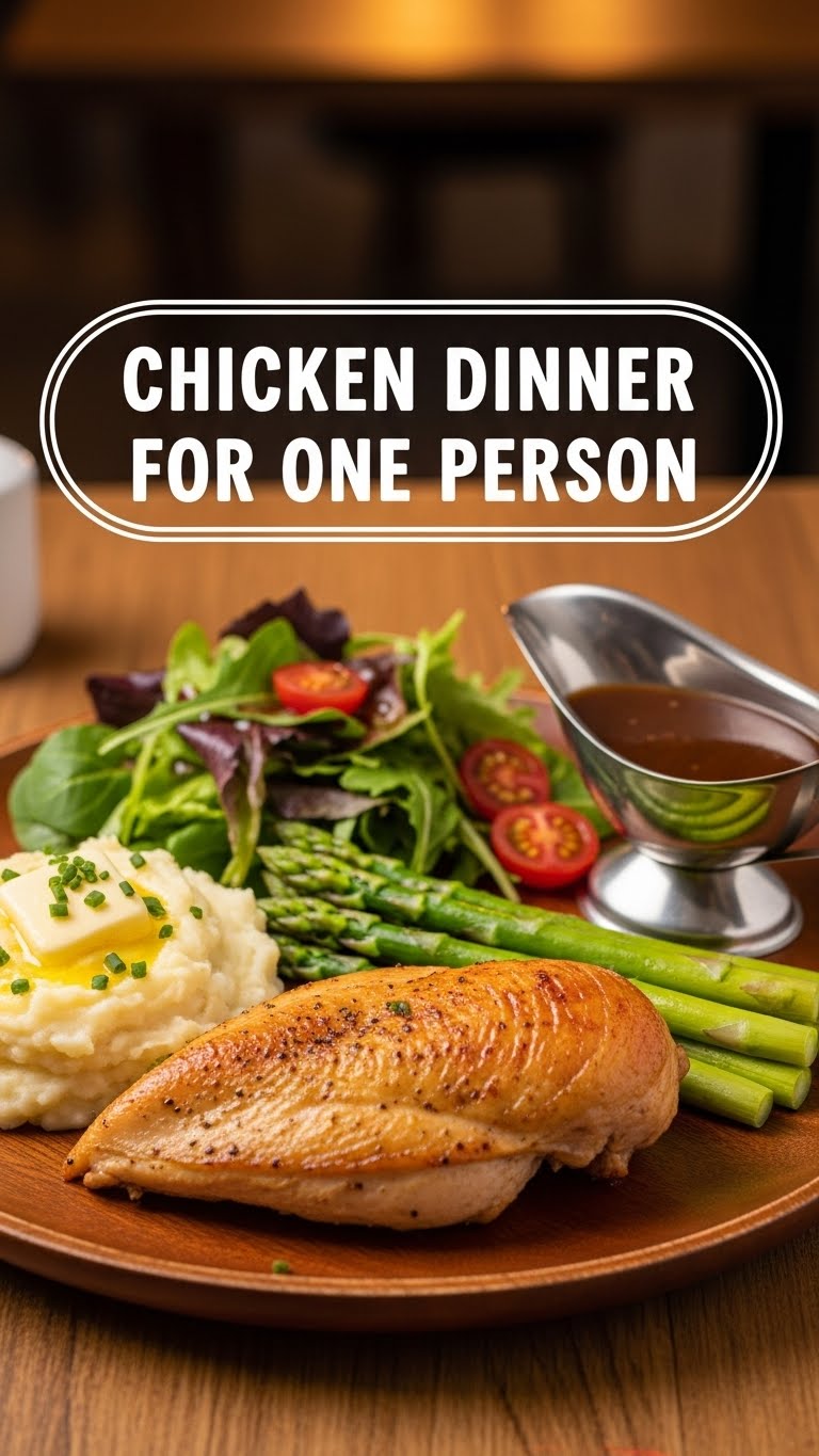 Chicken Dinner For One Person