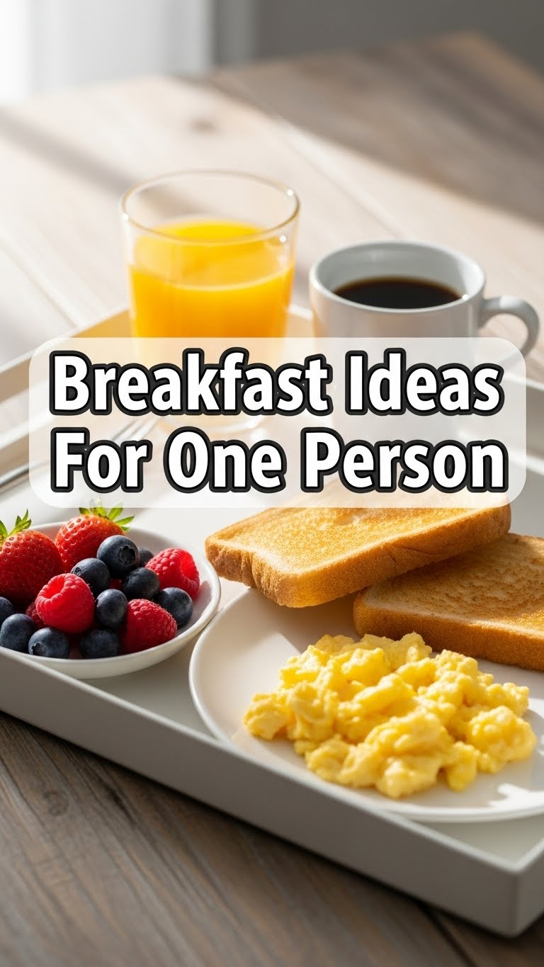 Breakfast Ideas For One Person