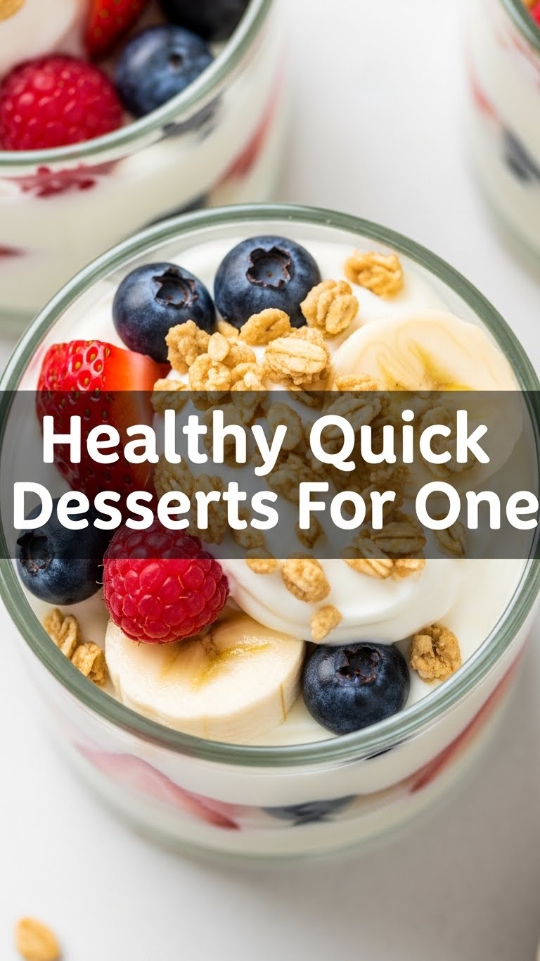 Healthy Quick Desserts For One