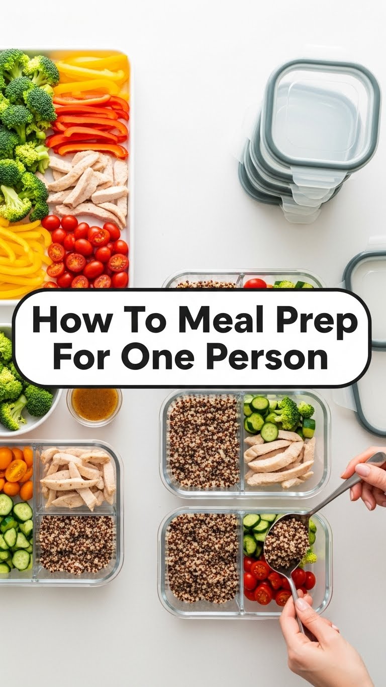 How To Meal Prep For One Person