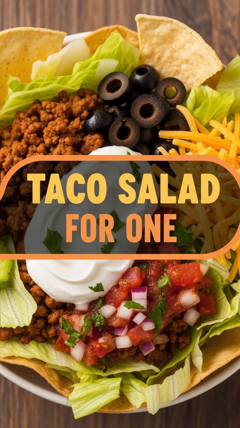 Taco Salad For One
