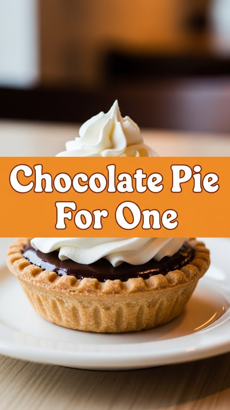 Chocolate Pie For One