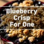 Blueberry Crisp For One
