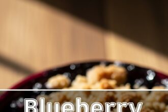 Blueberry Crisp For One