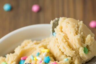 Sugar Cookie Dough For One