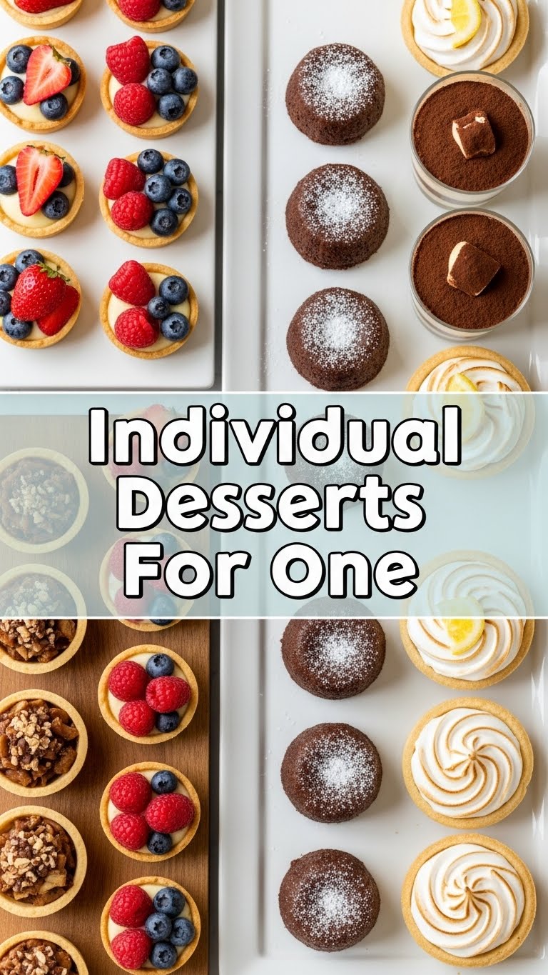 Individual Desserts For One