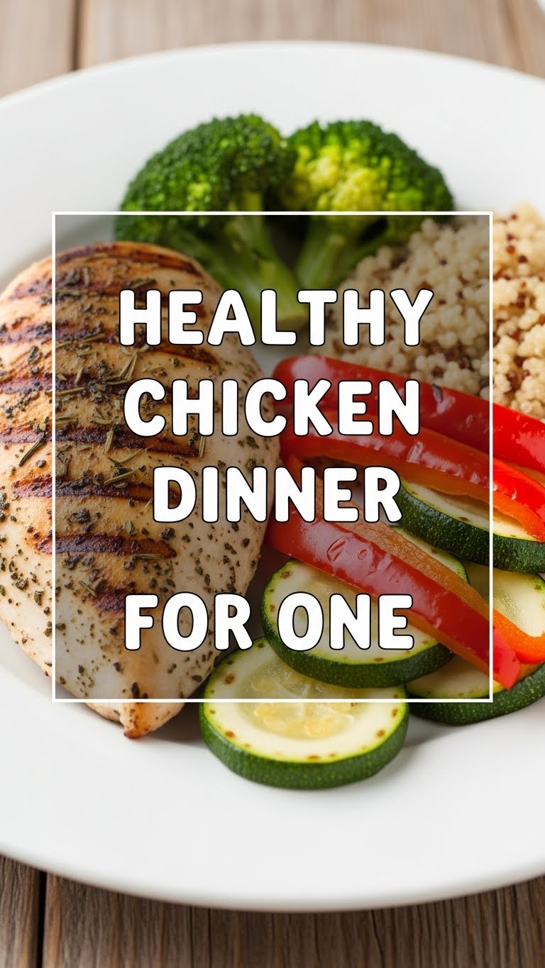 Healthy Chicken Dinner For One