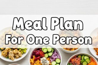 Meal Plan For One Person
