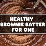 Healthy Brownie Batter For One