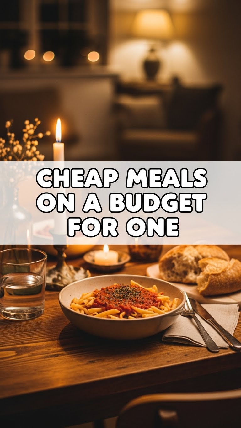 Cheap Meals On A Budget For One