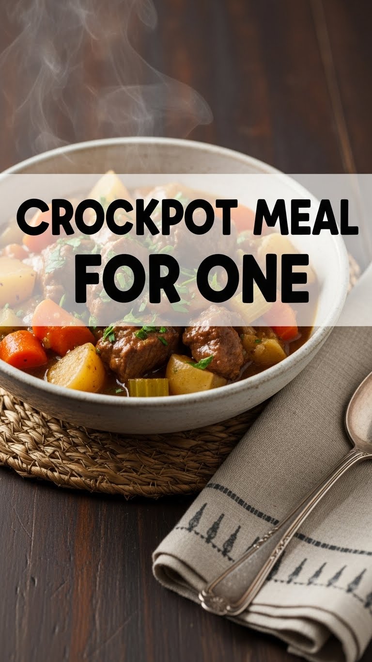 Crockpot Meal For One