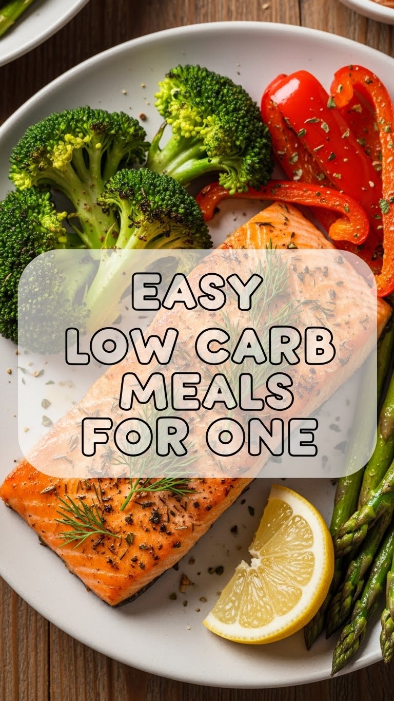 Easy Low Carb Meals For One