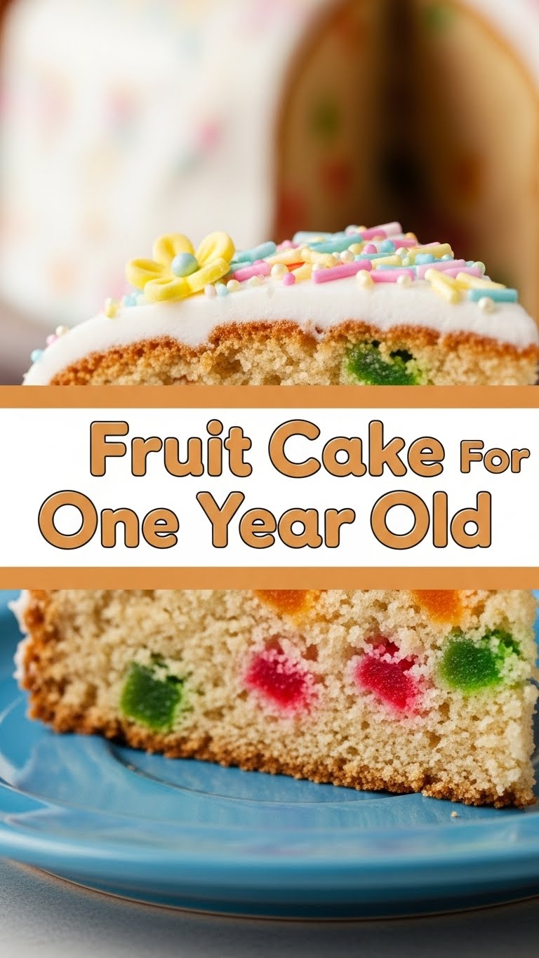 Fruit Cake For One Year Old