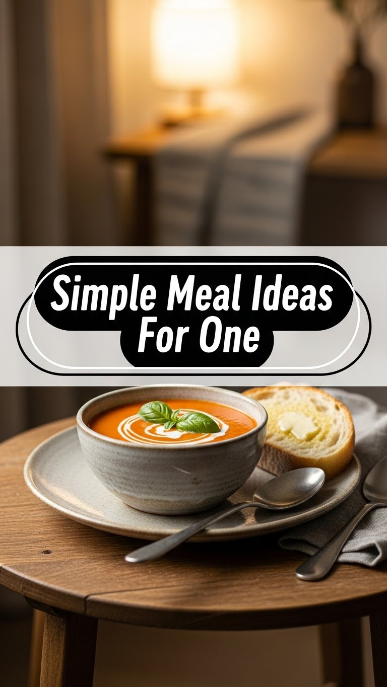 Simple Meal Ideas For One
