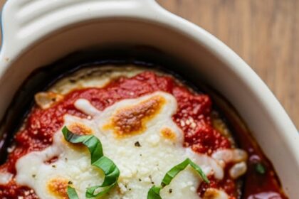 Eggplant Parmesan For One
