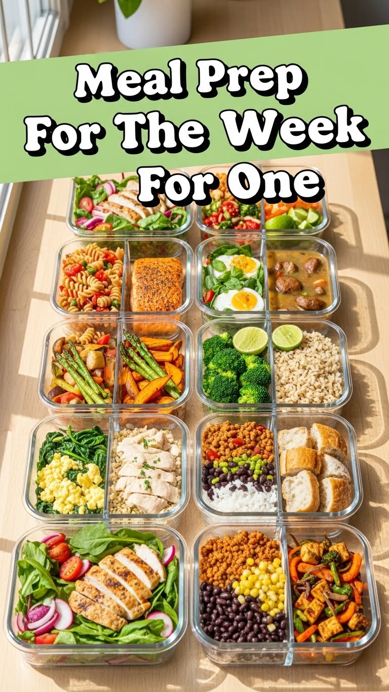 Meal Prep For The Week For One