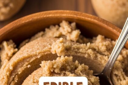 Edible Snickerdoodle Cookie Dough For One