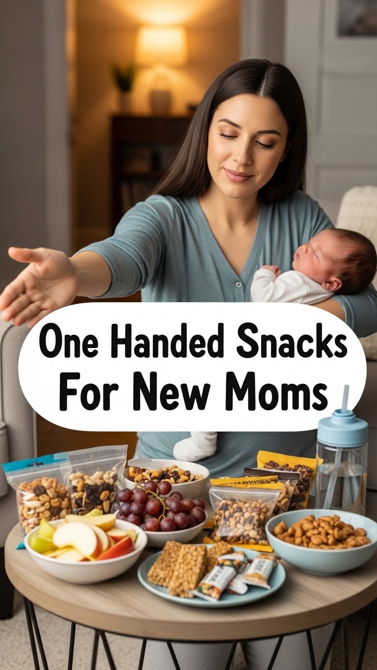 One Handed Snacks For New Moms