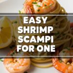 Easy Shrimp Scampi For One