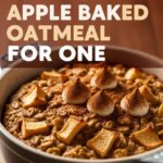 Apple Baked Oatmeal For One