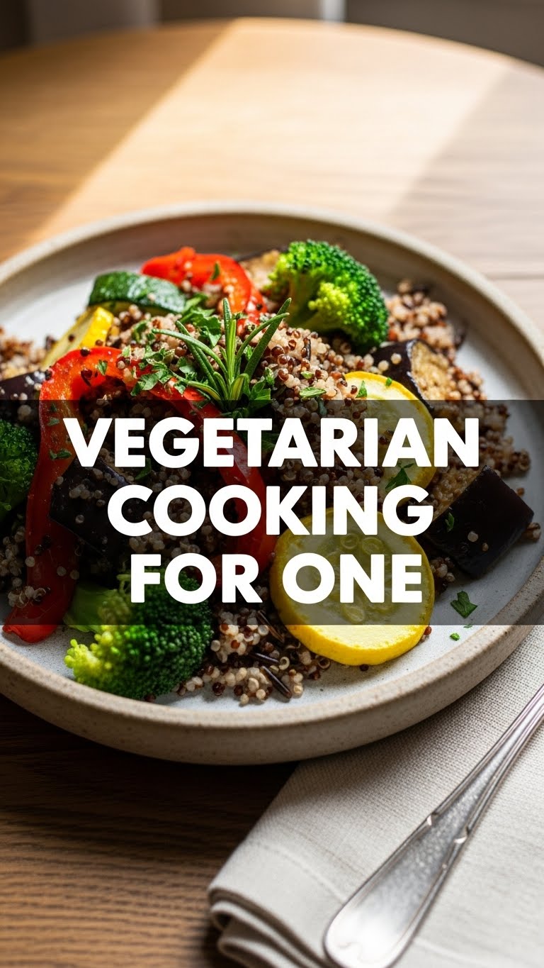 Vegetarian Cooking For One