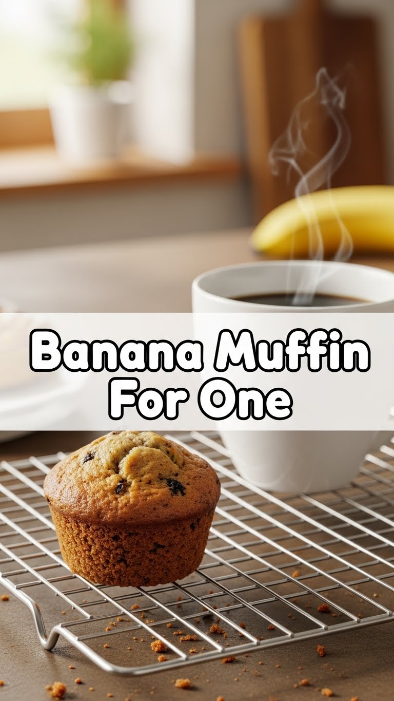 Banana Muffin For One