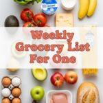 Weekly Grocery List For One