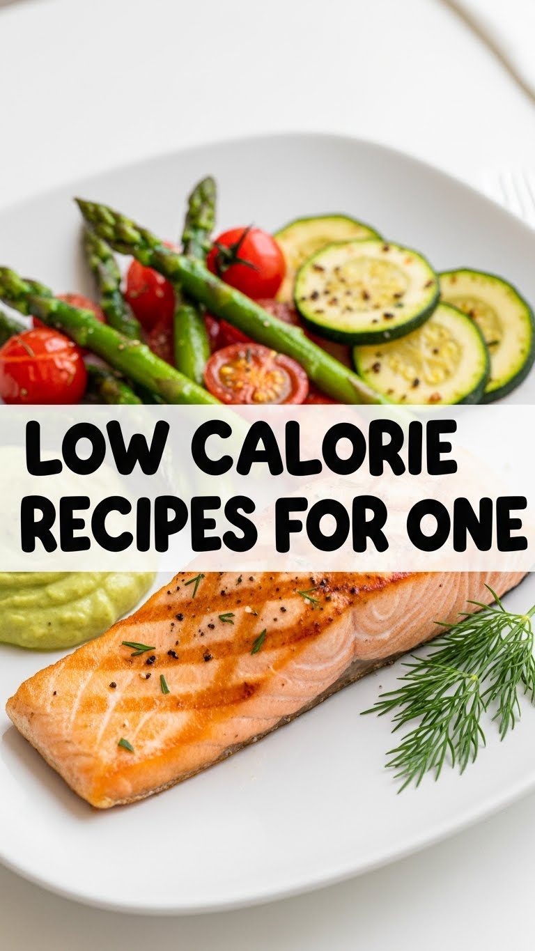 Low Calorie Recipes For One