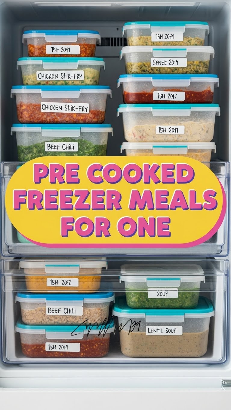 Pre Cooked Freezer Meals For One