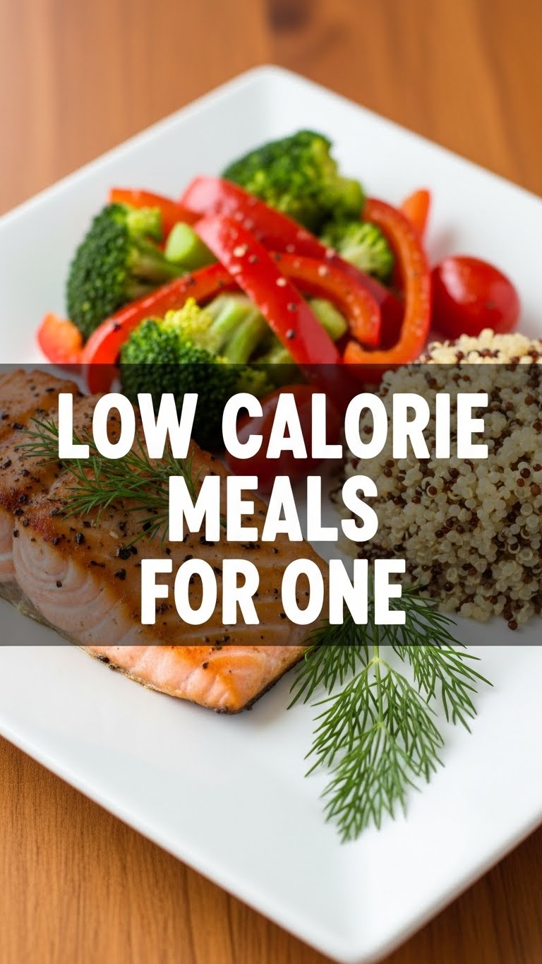 Low Calorie Meals For One