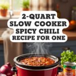 2-Quart Slow Cooker Spicy Chili Recipe For One