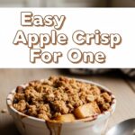 Easy Apple Crisp For One
