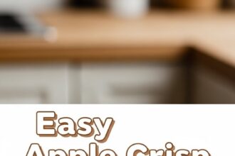 Easy Apple Crisp For One