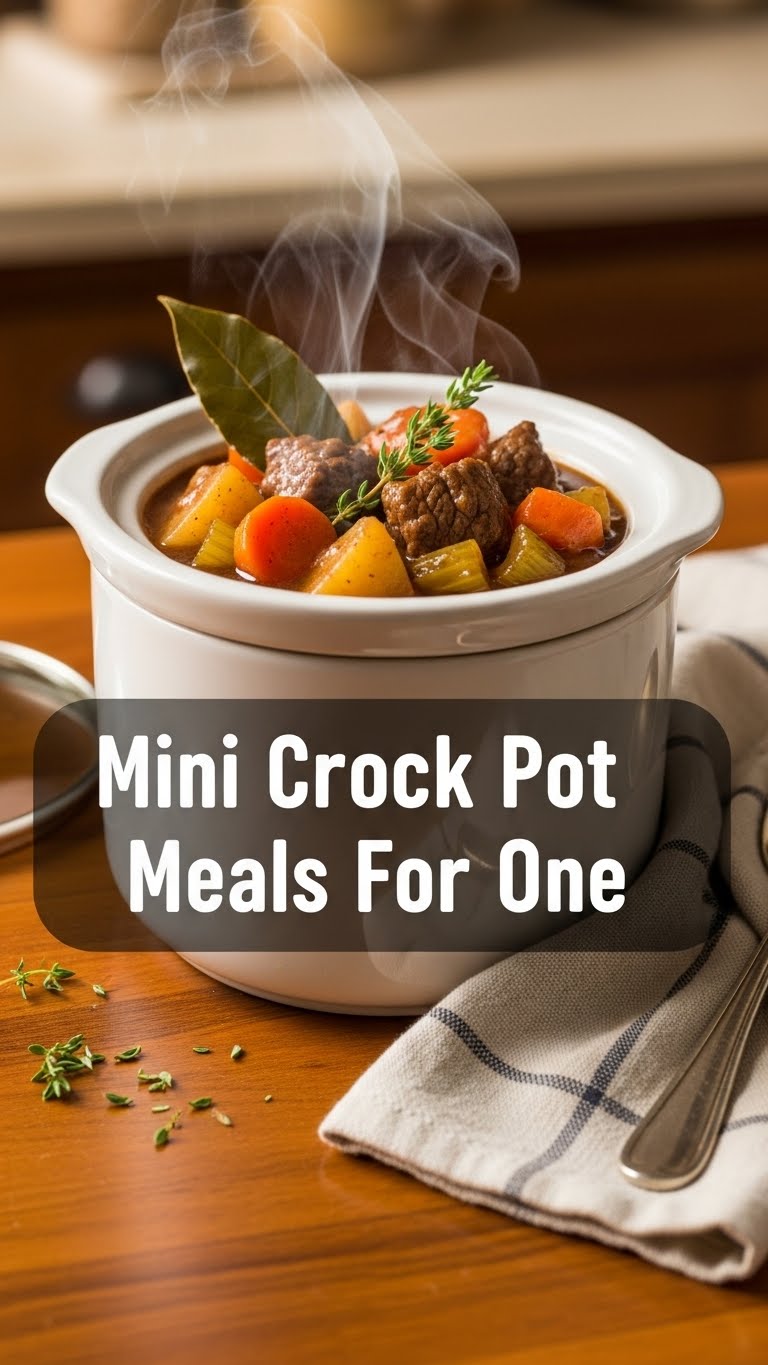 Mini Crock Pot Meals For One