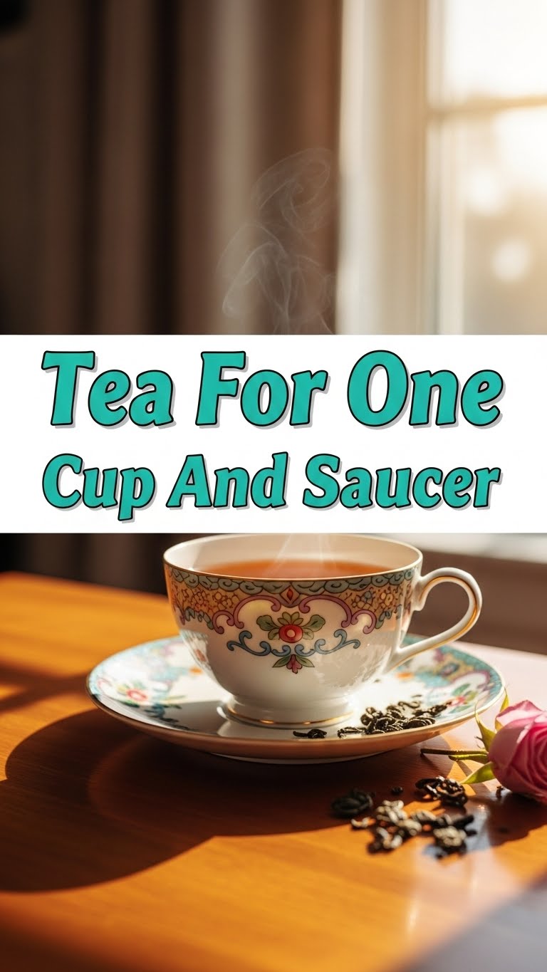 Tea For One Cup And Saucer