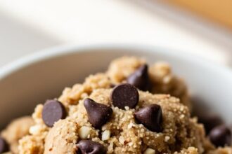 Almond Flour Edible Cookie Dough For One