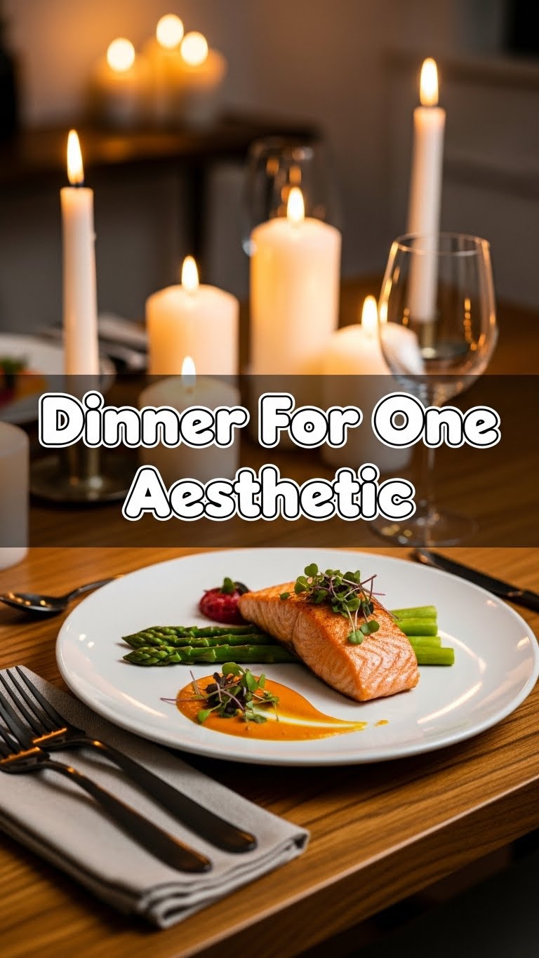 Dinner For One Aesthetic